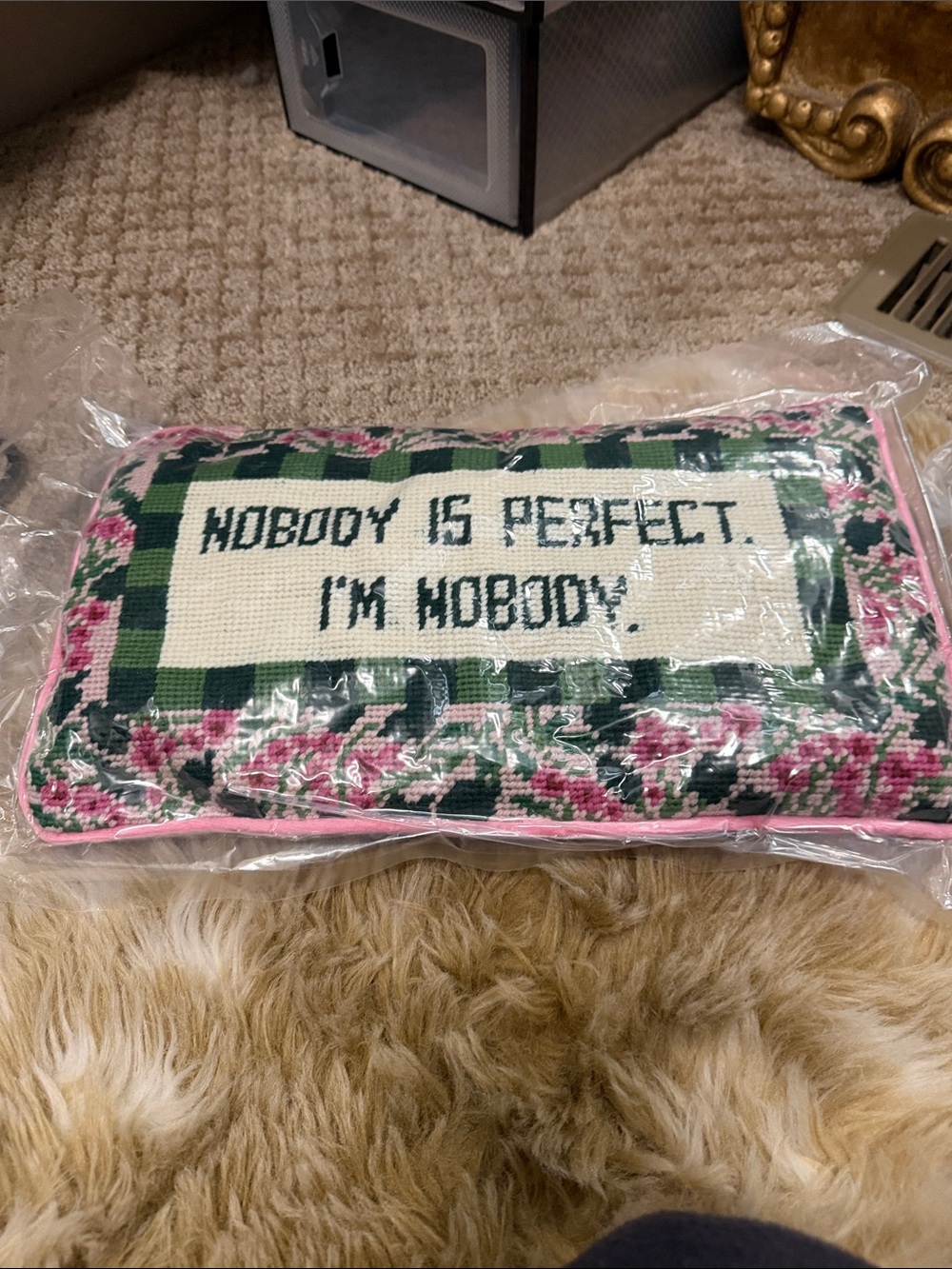 2 Furbish pillows New!!